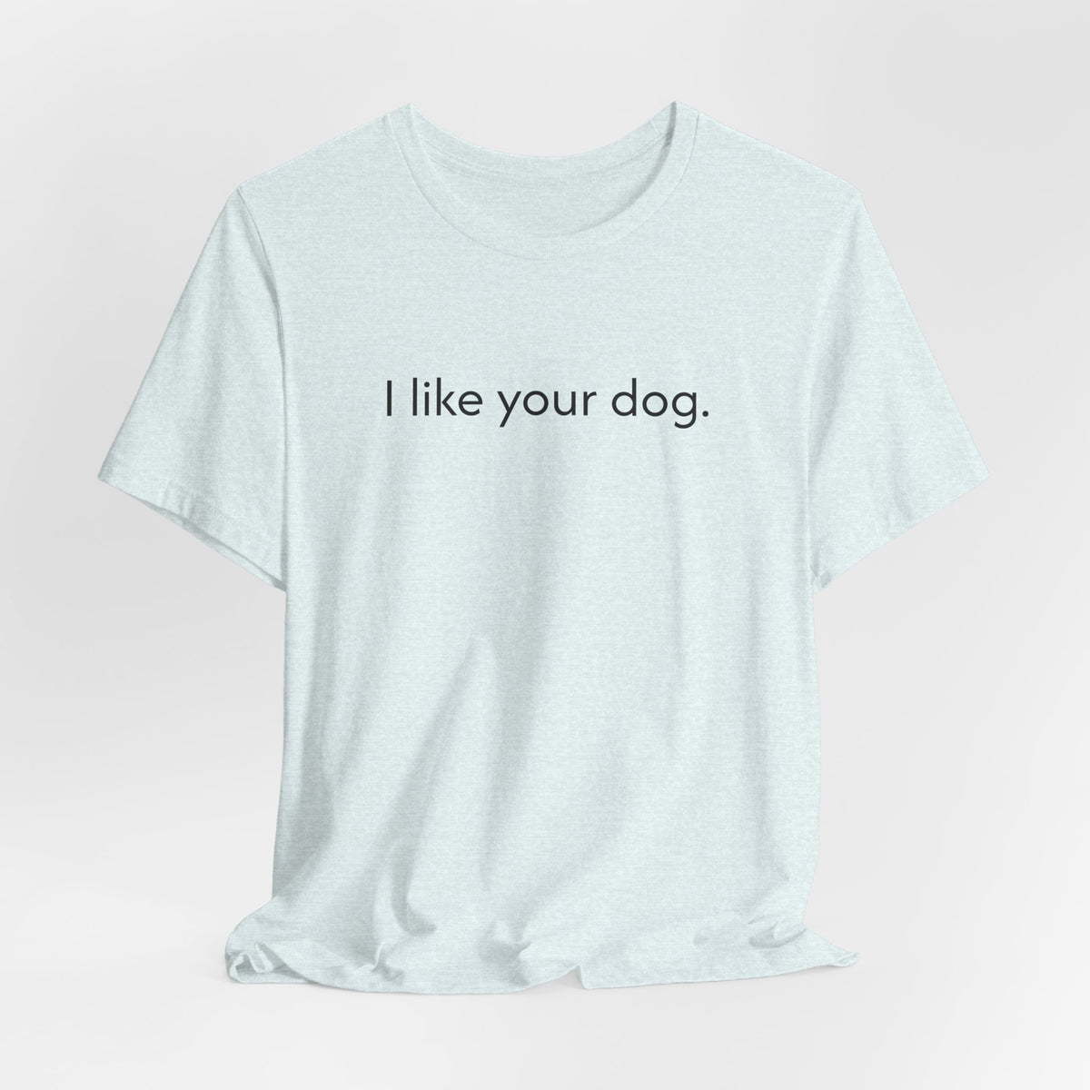 I Like Your Dog Tee — Minimalist Dog Lover T-Shirt