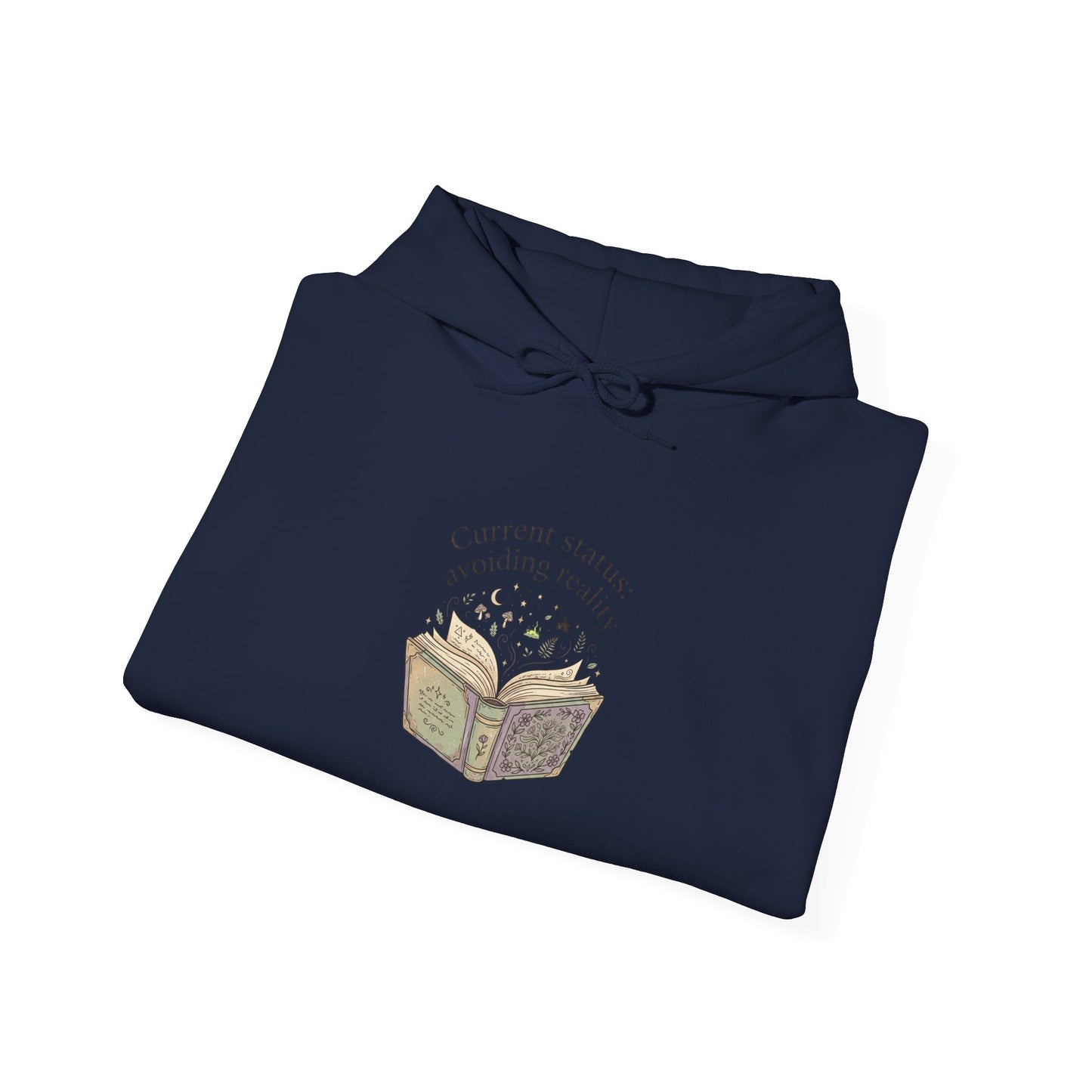 Bookish Spellbook Illustration Hoodie | Book Lover, Reading Aesthetic