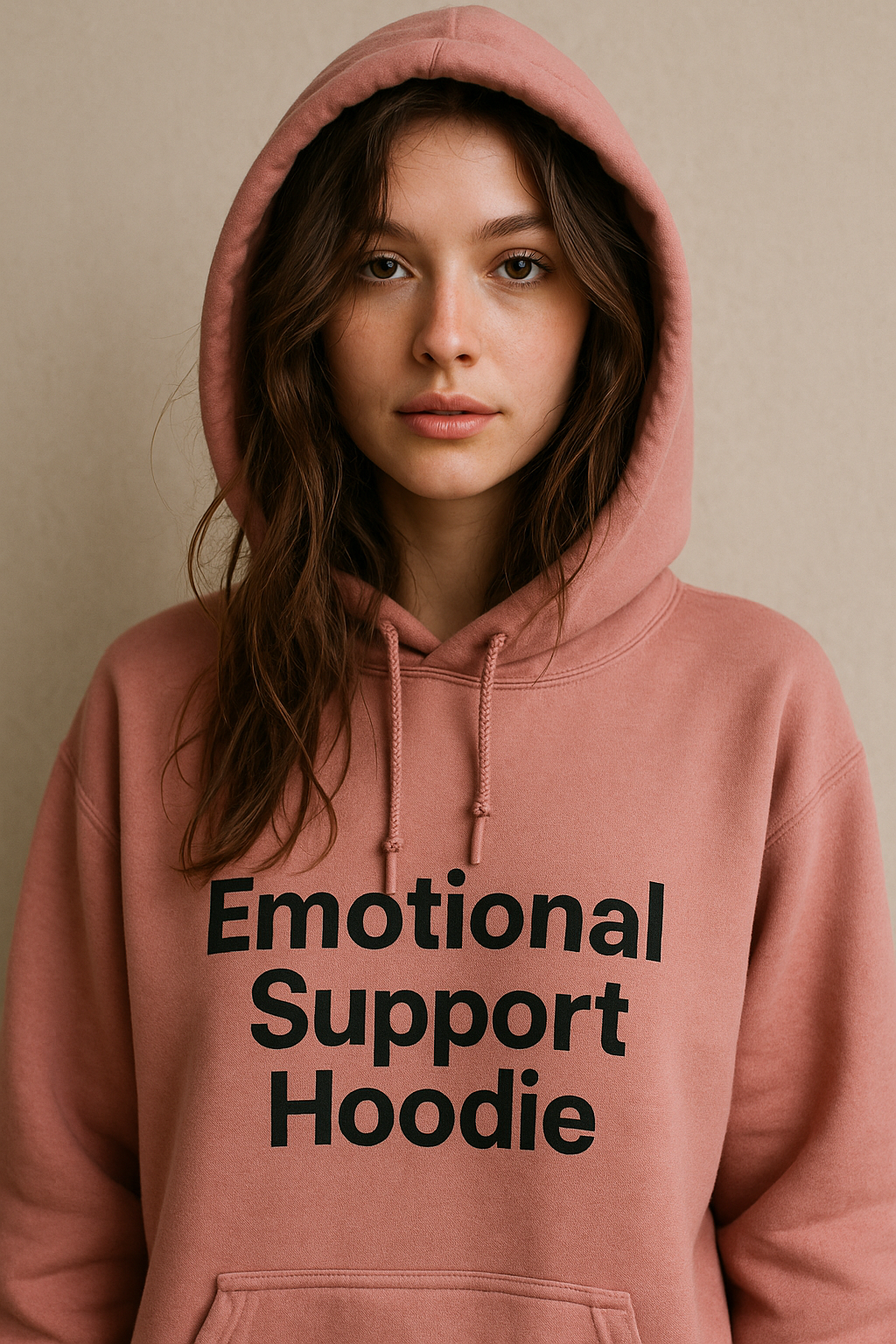 Emotional Support Hoodie, Cozy Sweatshirt, Gift for Self-Care, Everyday Wear, Relaxation Hoodie, Unisex Fashion