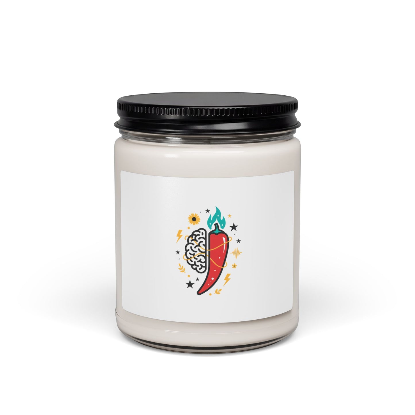 Neurodivergent Pride Soy Candle, sensory-friendly autistic pride, stim-positive