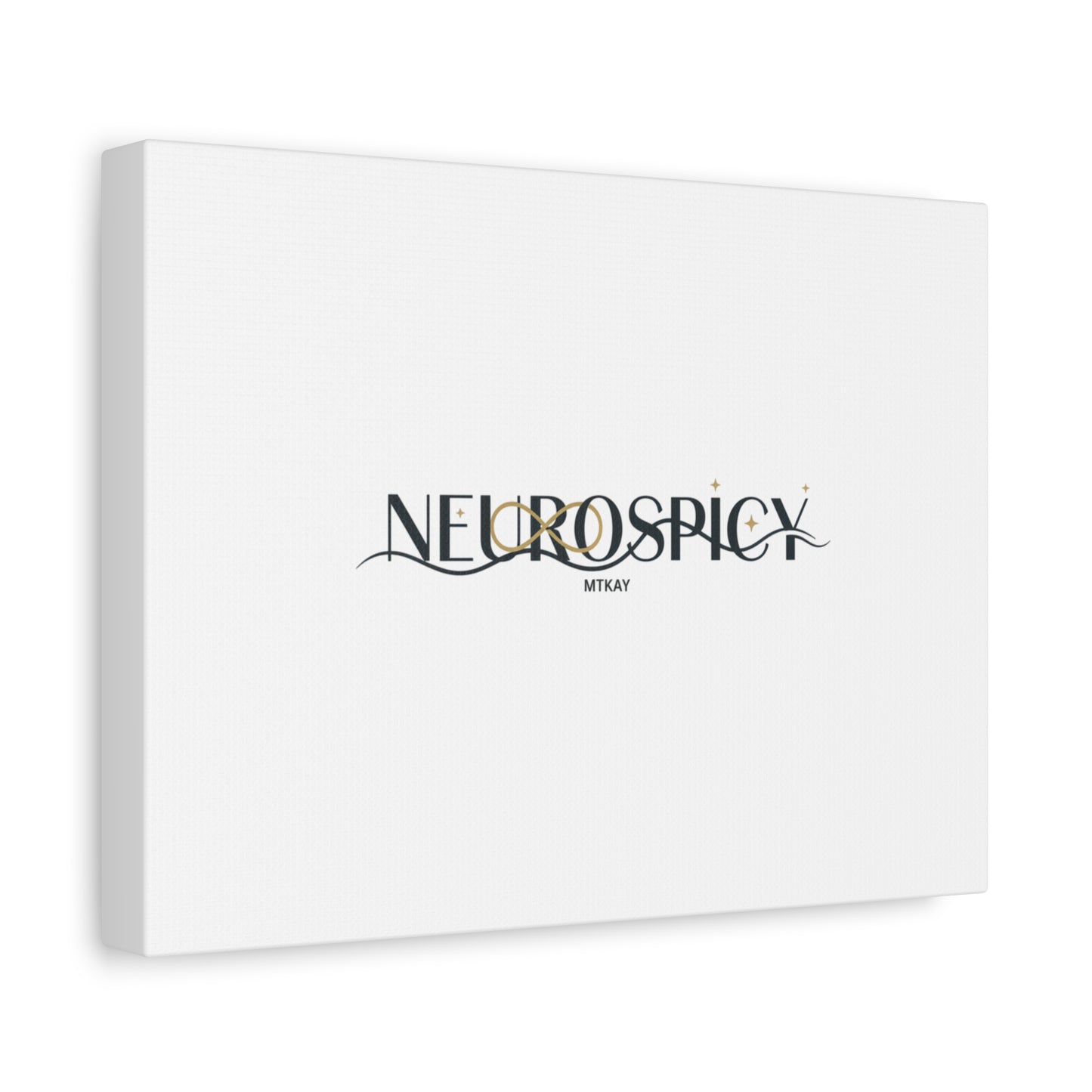 Neurospicy Canvas, Stretched | Autistic Pride, Neurodiversity Acceptance