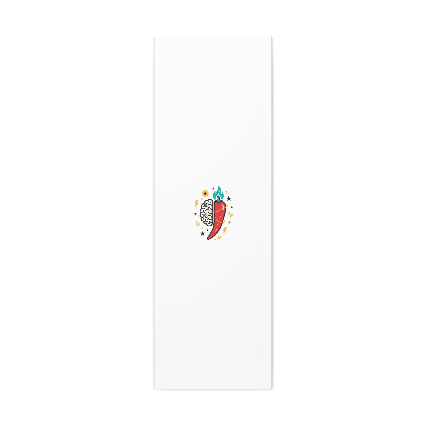 Neurodivergent Pride Brain & Chili Art Canvas | autism acceptance, autistic pride