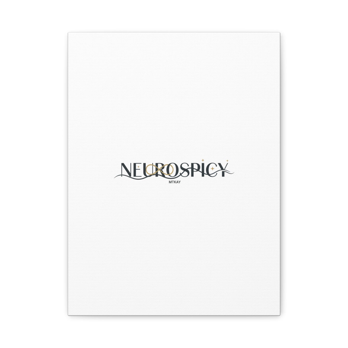 Neurospicy Canvas, Stretched | Autistic Pride, Neurodiversity Acceptance