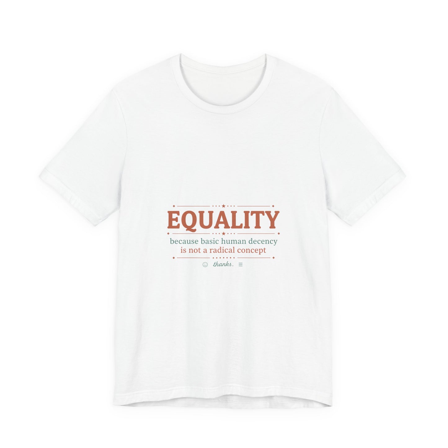 Equality Typography Tee | International Women's Day, IWD empowerment shirt