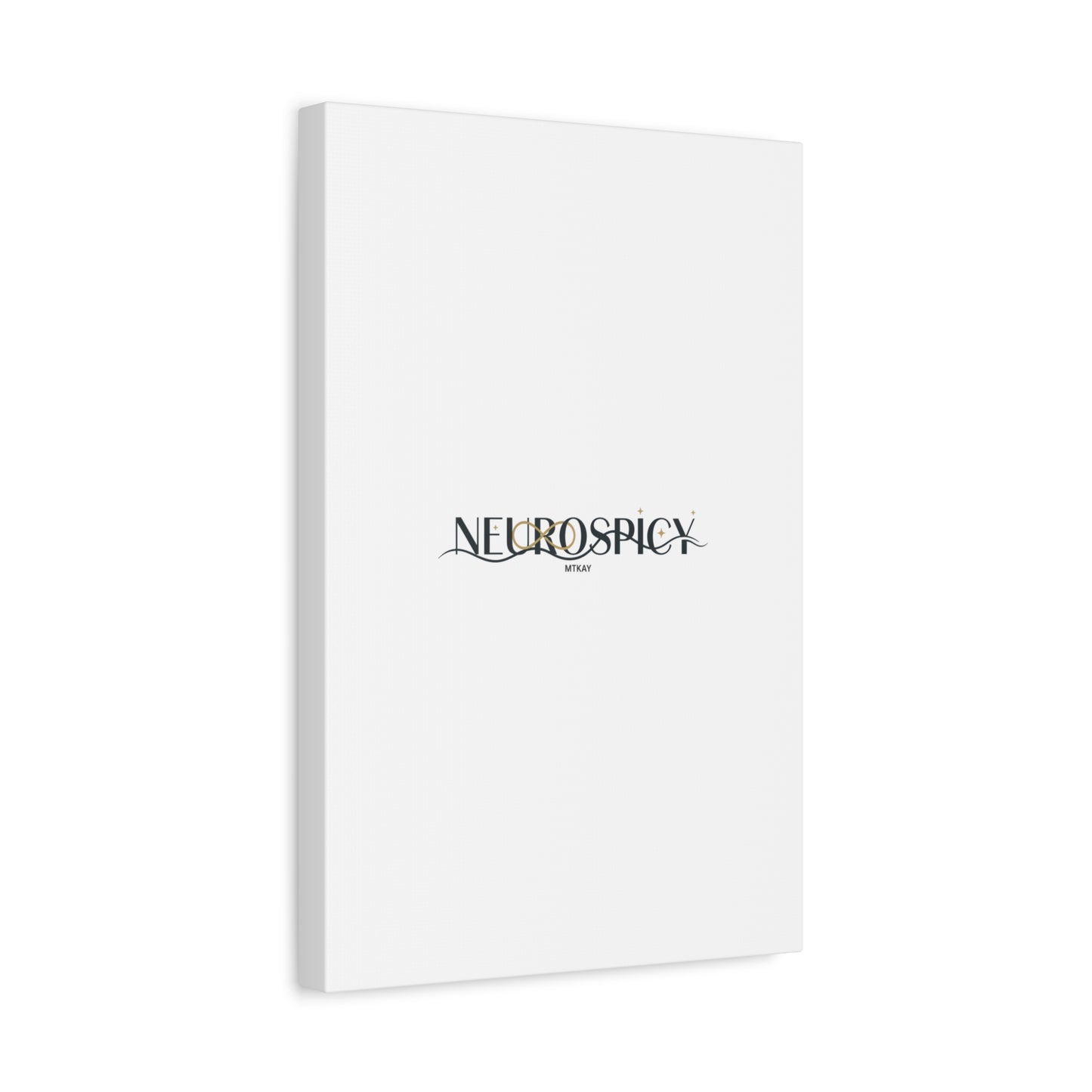 Neurospicy Canvas, Stretched | Autistic Pride, Neurodiversity Acceptance