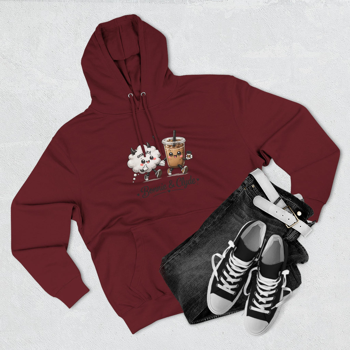 Bonnie & Clyde Coffee Hoodie ☕🤎