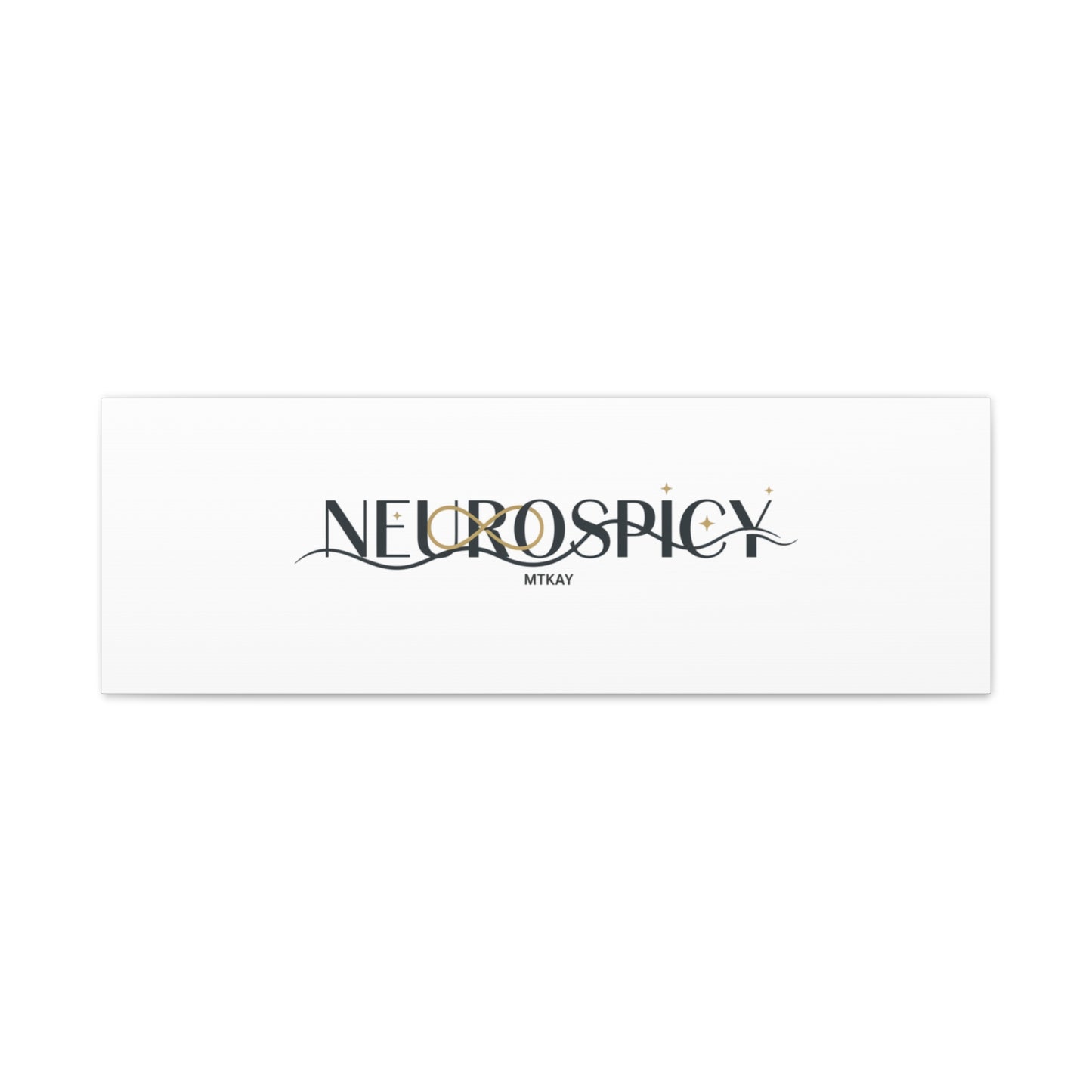 Neurospicy Canvas, Stretched | Autistic Pride, Neurodiversity Acceptance