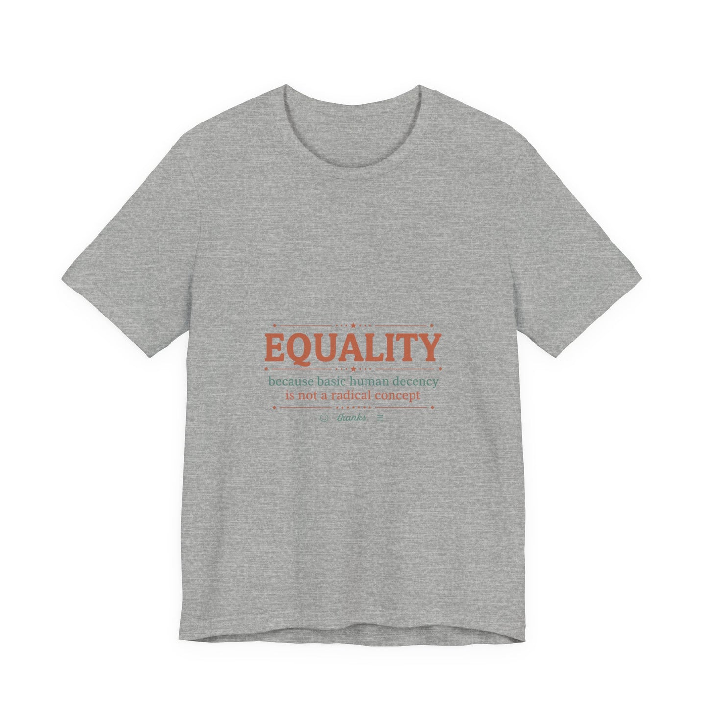 Equality Typography Tee | International Women's Day, IWD empowerment shirt