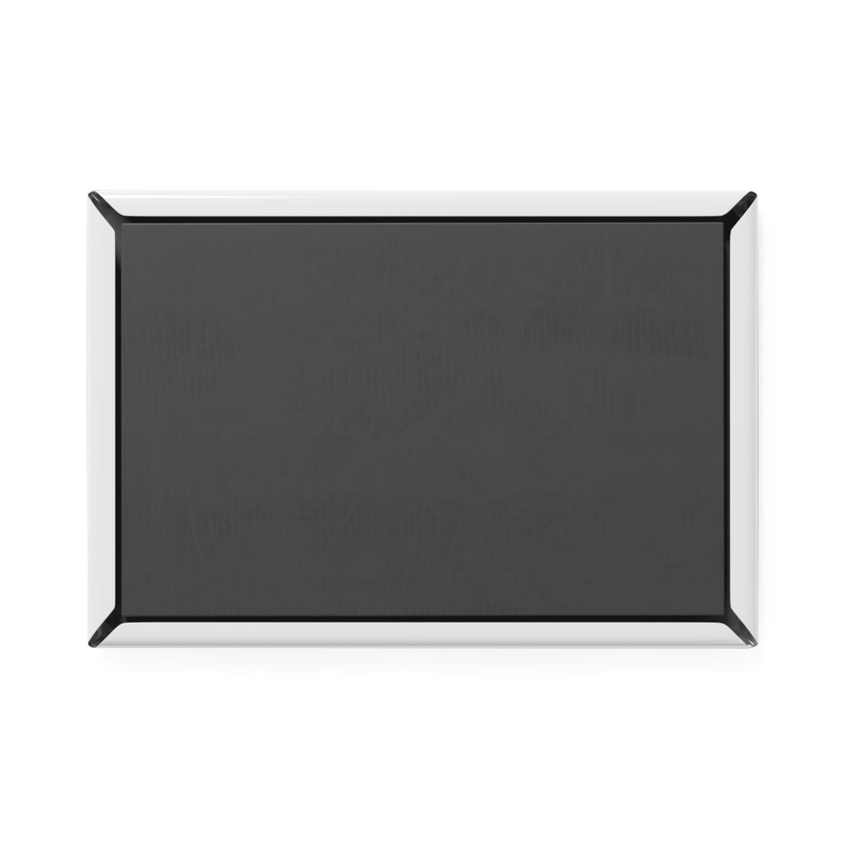 Pretty and Sad Rectangle Magnet — Cute Pink Bow Fridge Magnet