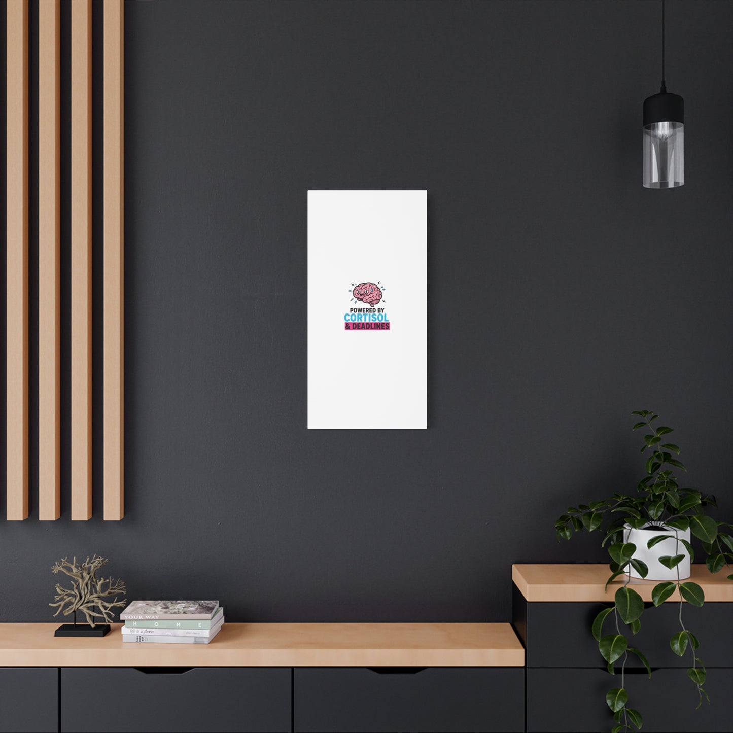 Powered by Cortisol & Deadlines Canvas | stress meme, burnout humor
