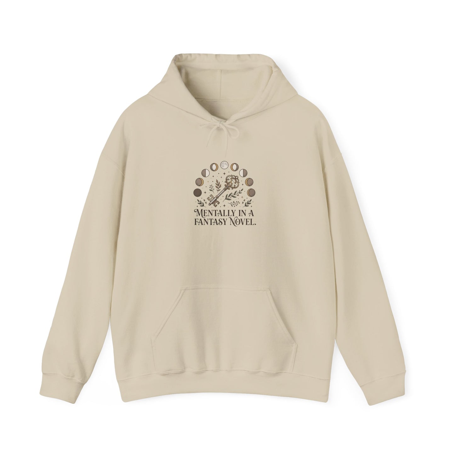 Mentally in a Fantasy Novel Hoodie | Book Lover, Dark Academia