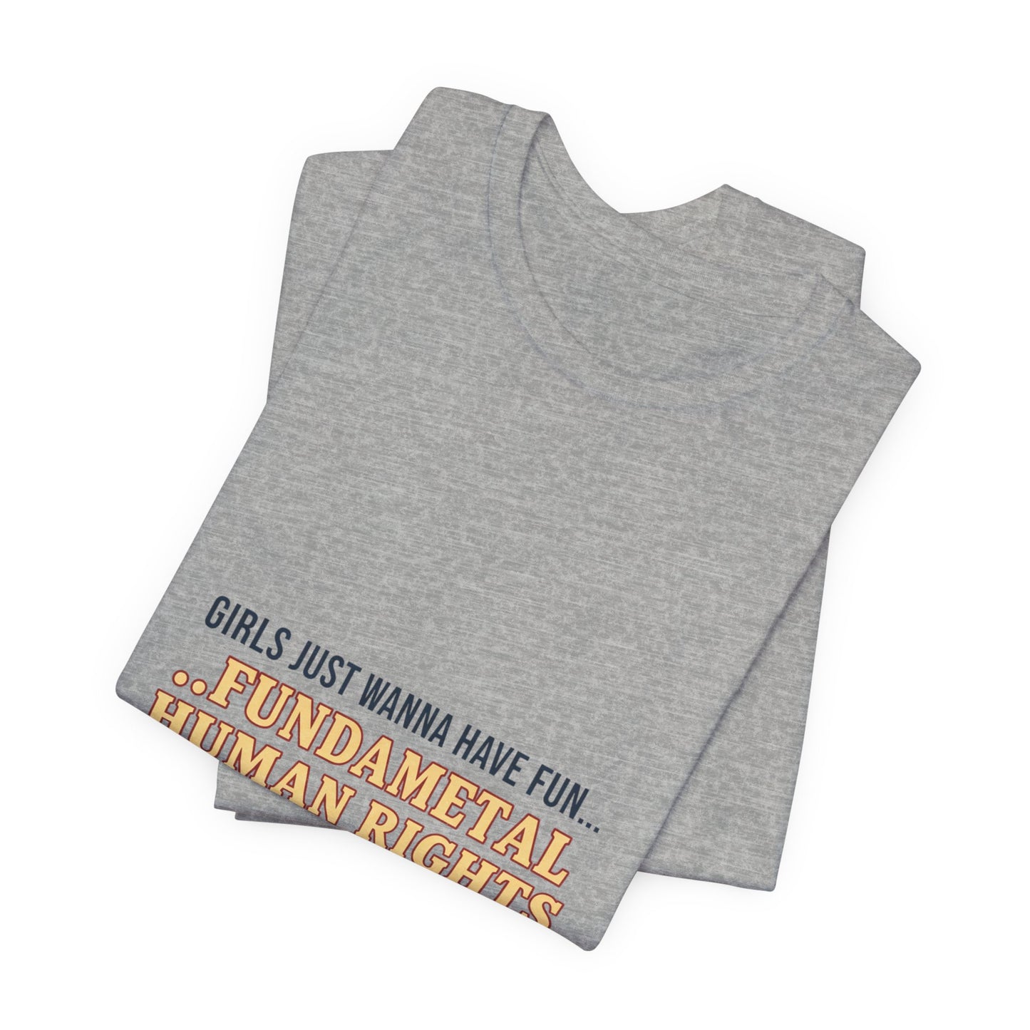 Fundamental Human Rights Tee | International Women's Day, IWD Typography
