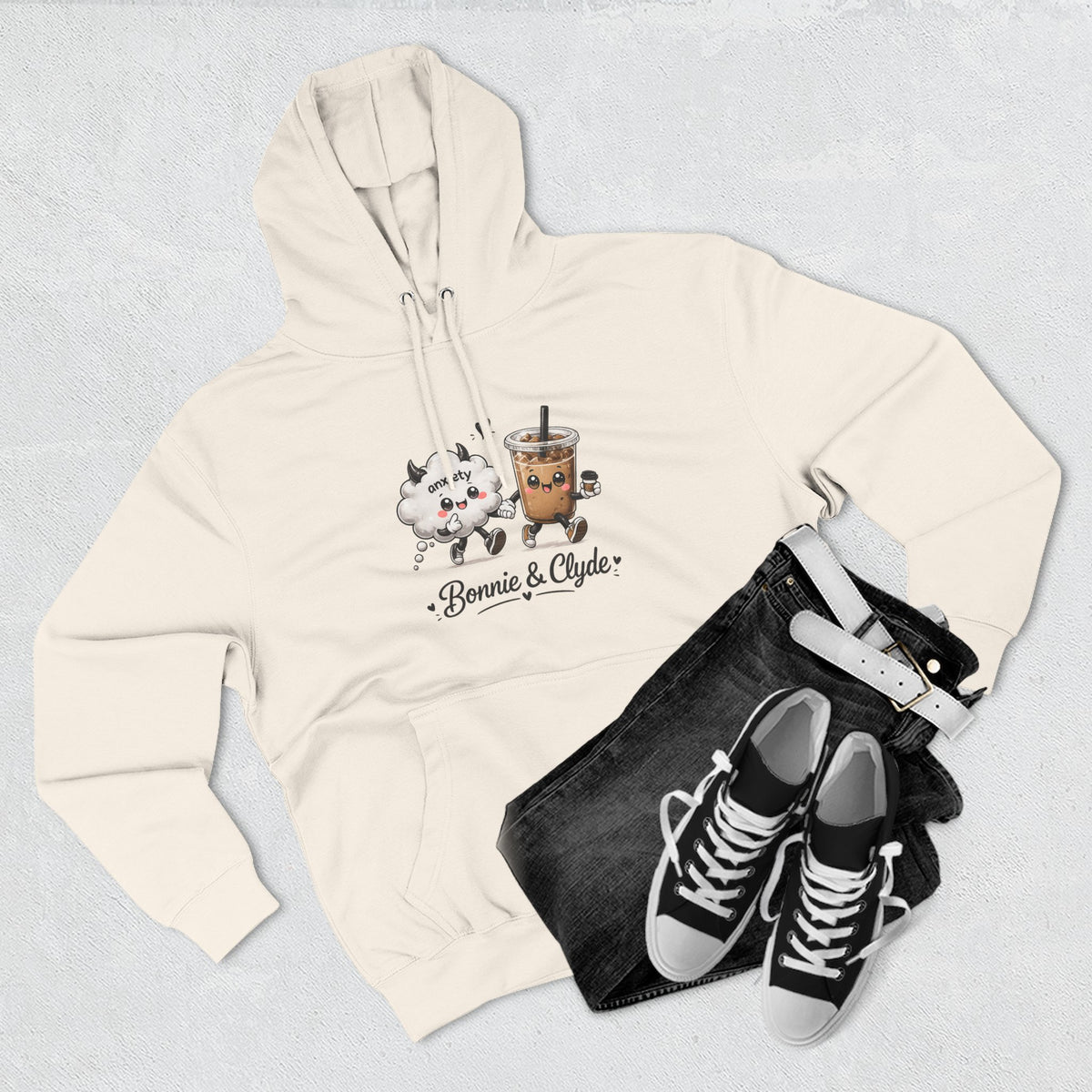 Bonnie & Clyde Coffee Hoodie ☕🤎