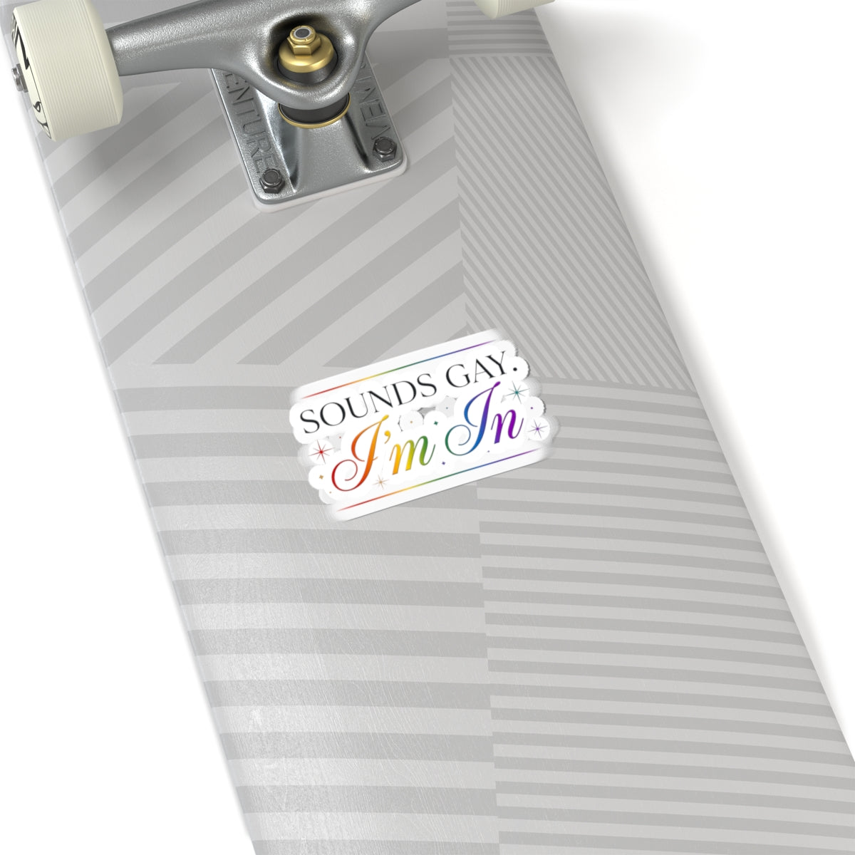 Sounds Gay I'm In Sticker | Book Lover, Cozy Reader Aesthetic