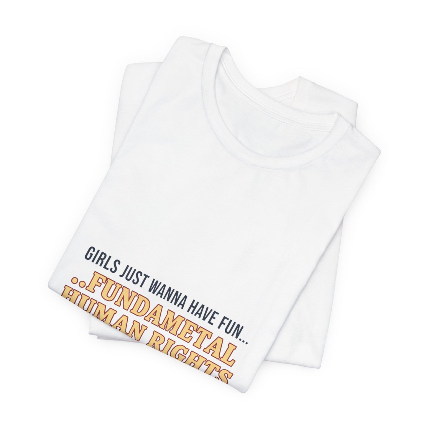 Fundamental Human Rights Tee | International Women's Day, IWD Typography