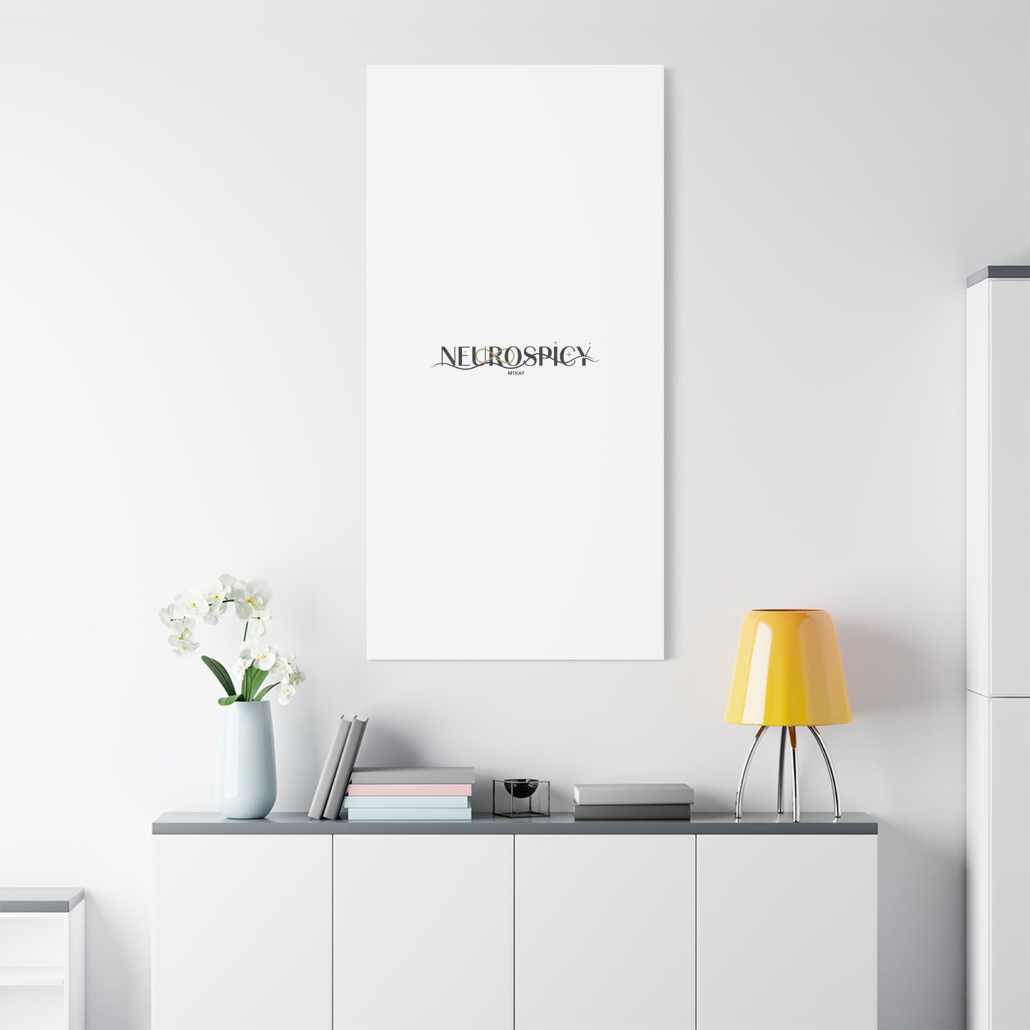 Neurospicy Canvas, Stretched | Autistic Pride, Neurodiversity Acceptance