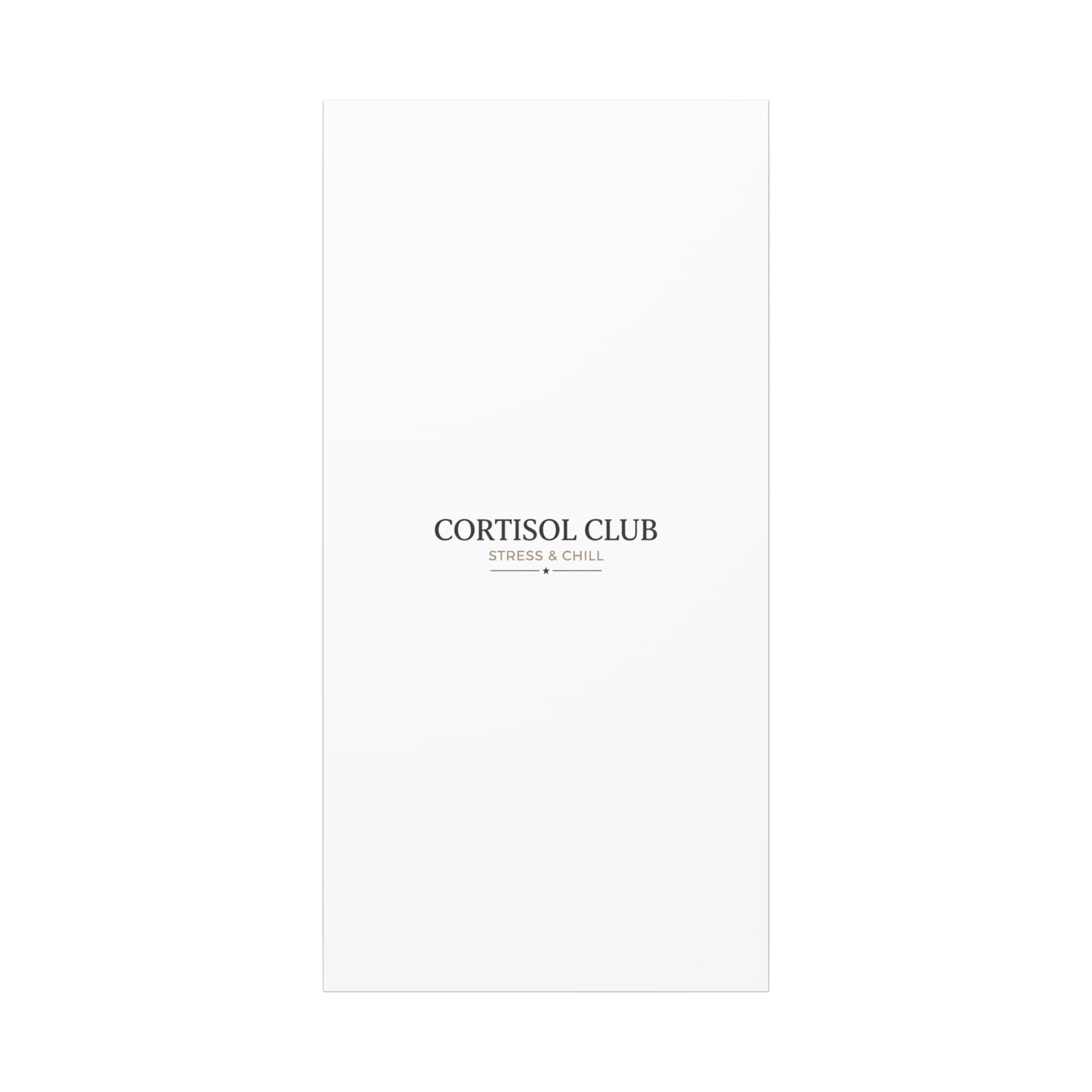 Cortisol Club Stress & Chill Canvas | stress meme, burnout humor