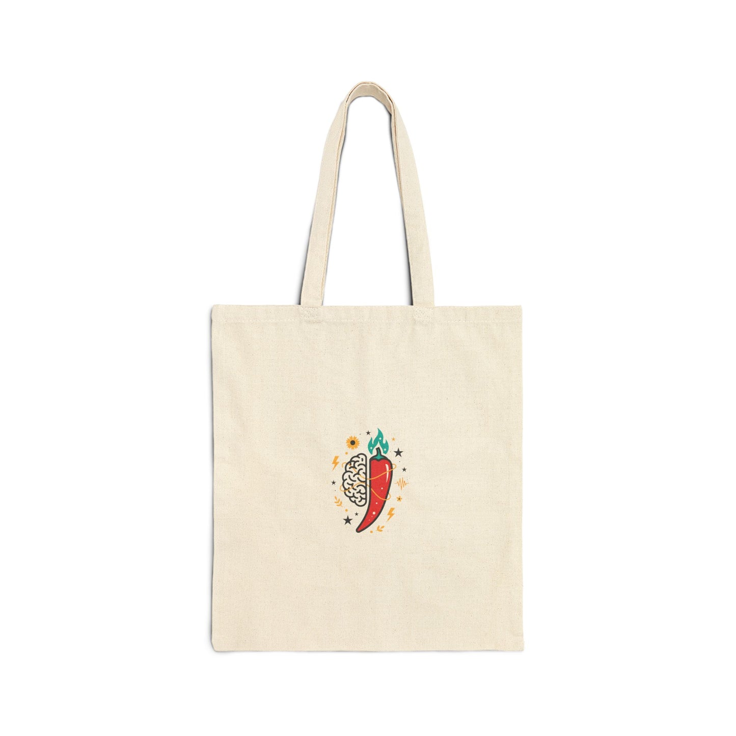 Spice & Brain Illustration Tote, neurodiversity autism acceptance, autistic pride