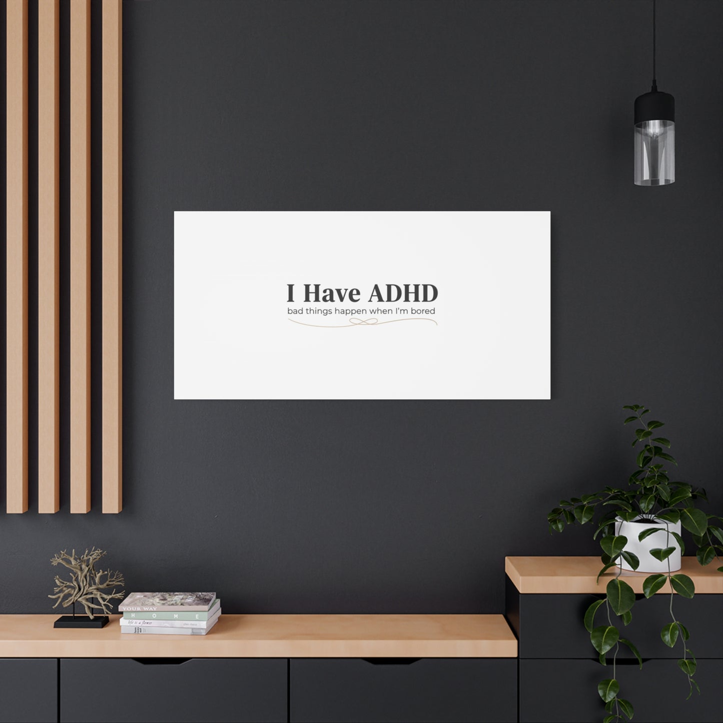 I Have ADHD canvas | Neurodiversity, ADHD acceptance, stim positive