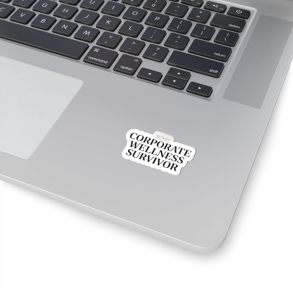Corporate Wellness Survivor Sticker | stress meme, burnout humor