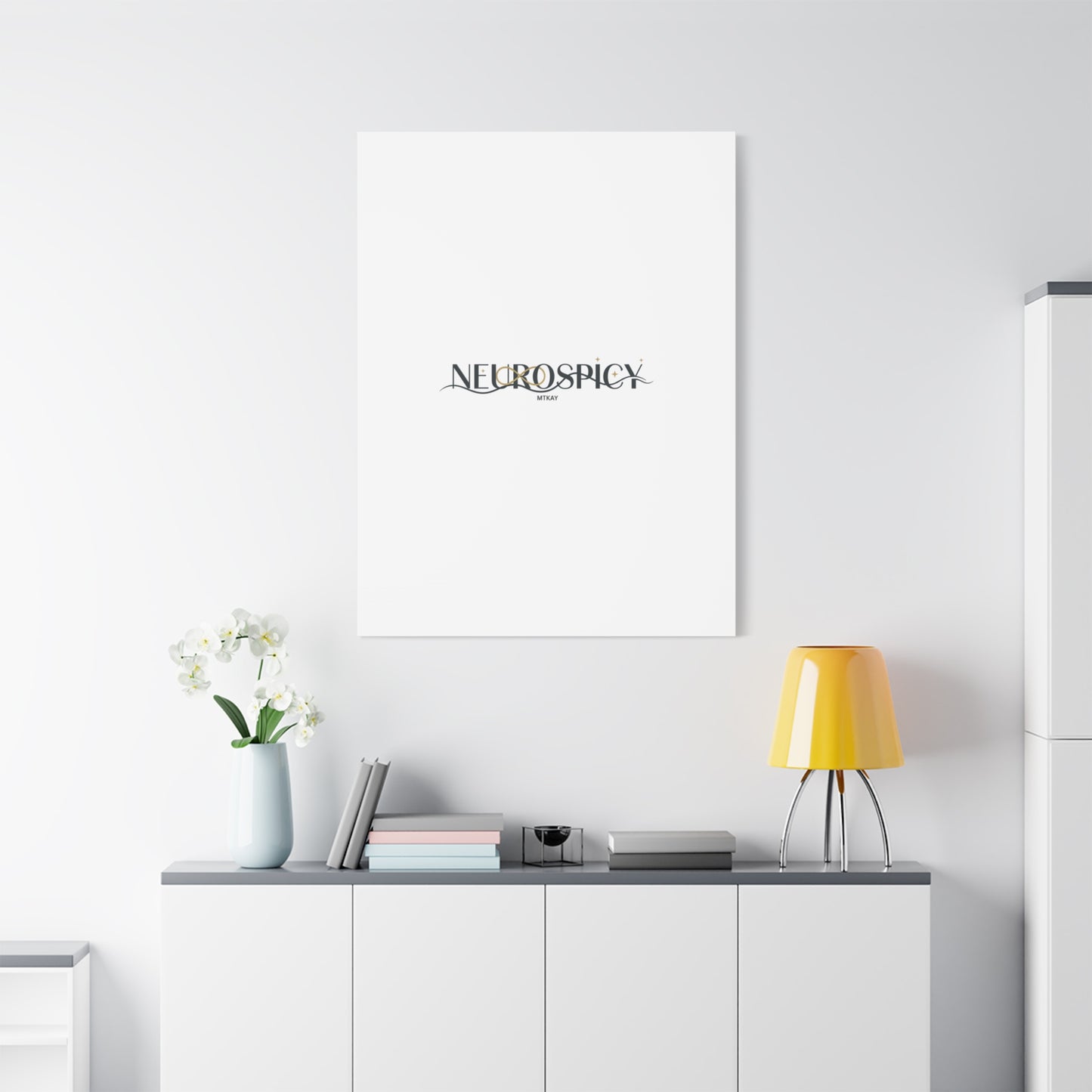 Neurospicy Canvas, Stretched | Autistic Pride, Neurodiversity Acceptance