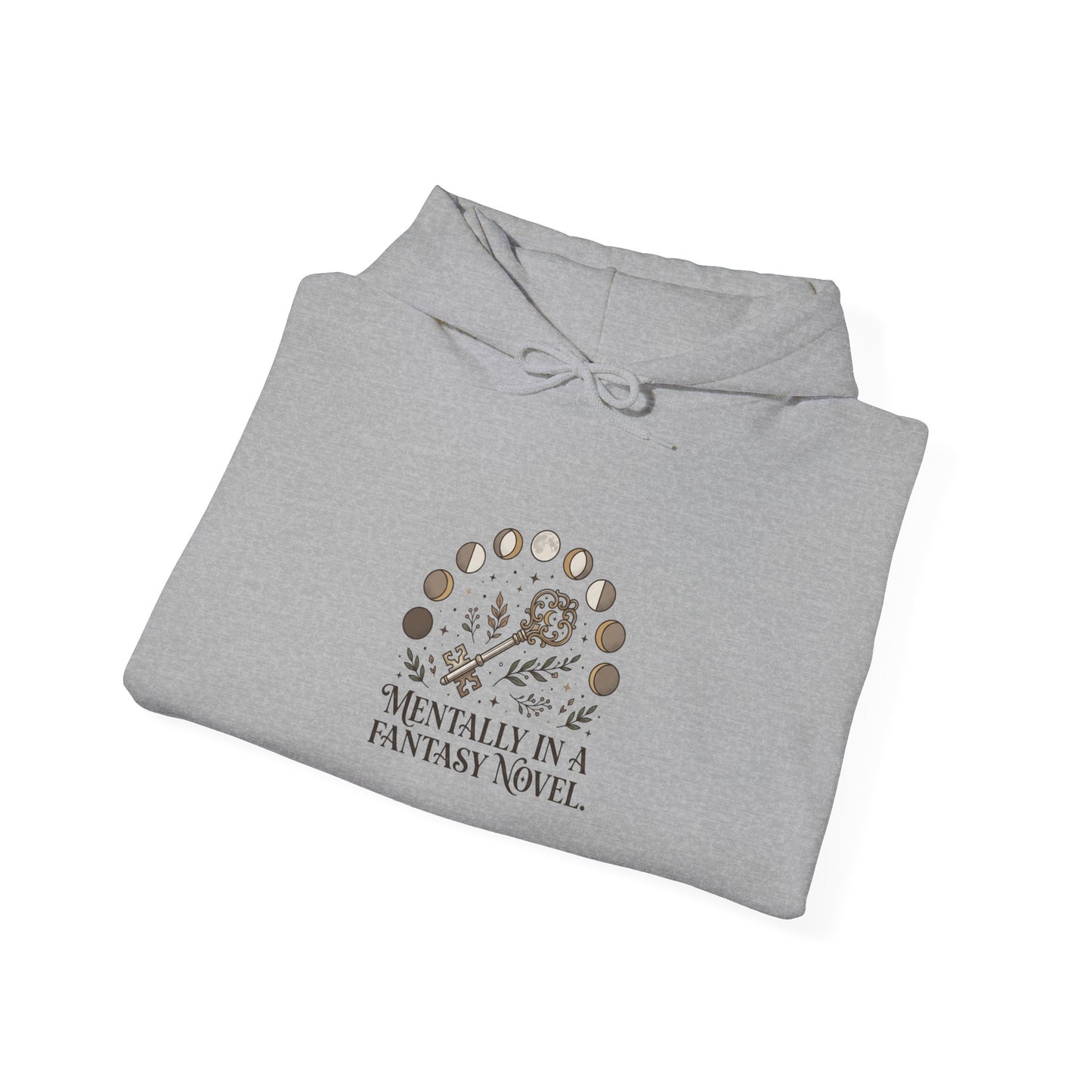 Mentally in a Fantasy Novel Hoodie | Book Lover, Dark Academia
