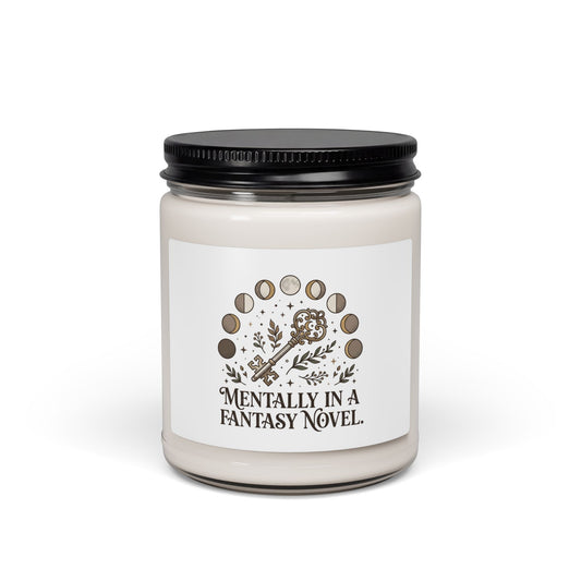 Mentally in a Fantasy Novel Candle | Soy Book Lover Candle, Dark Academia