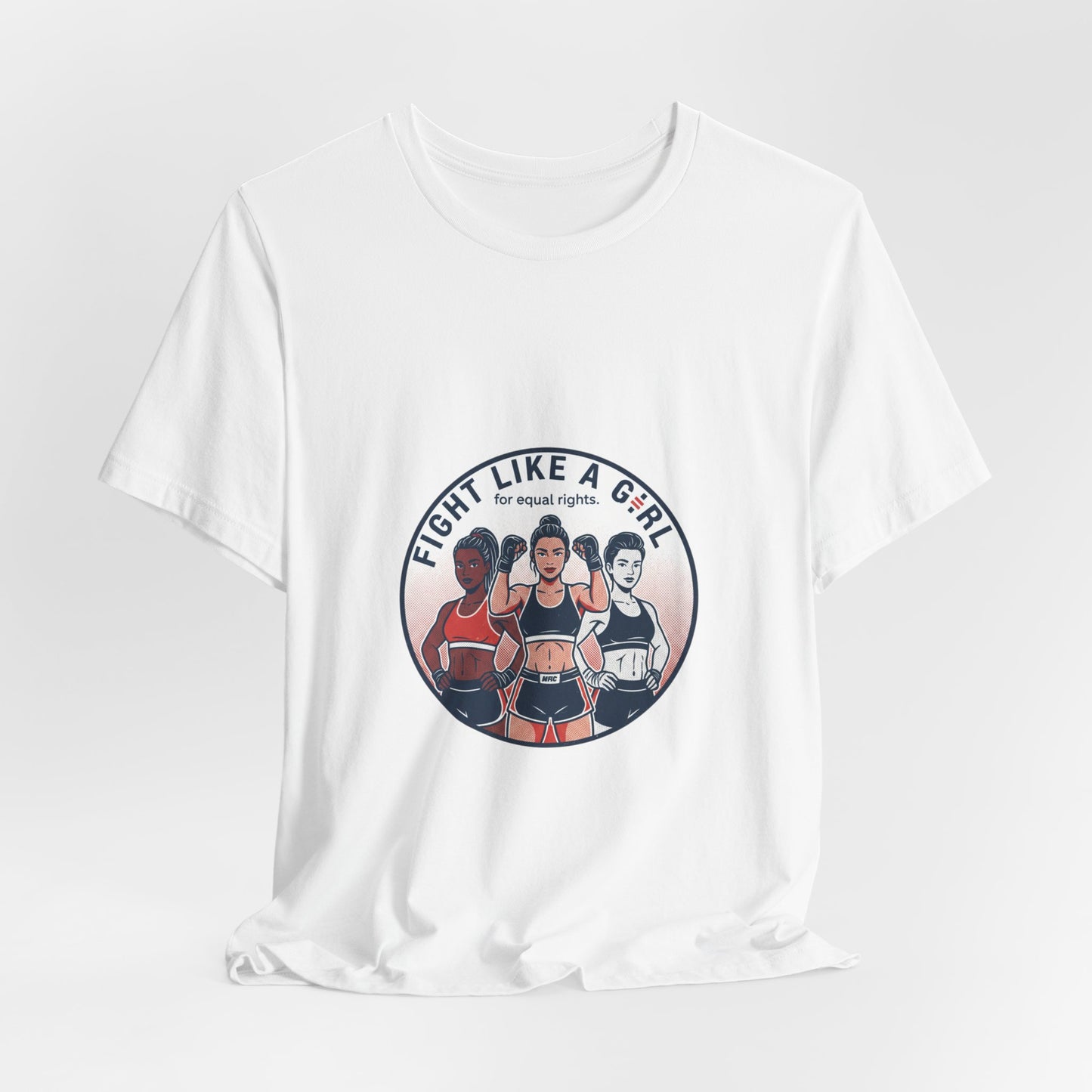 Fight Like a Girl tee | Feminist Slogan, IWD Typography