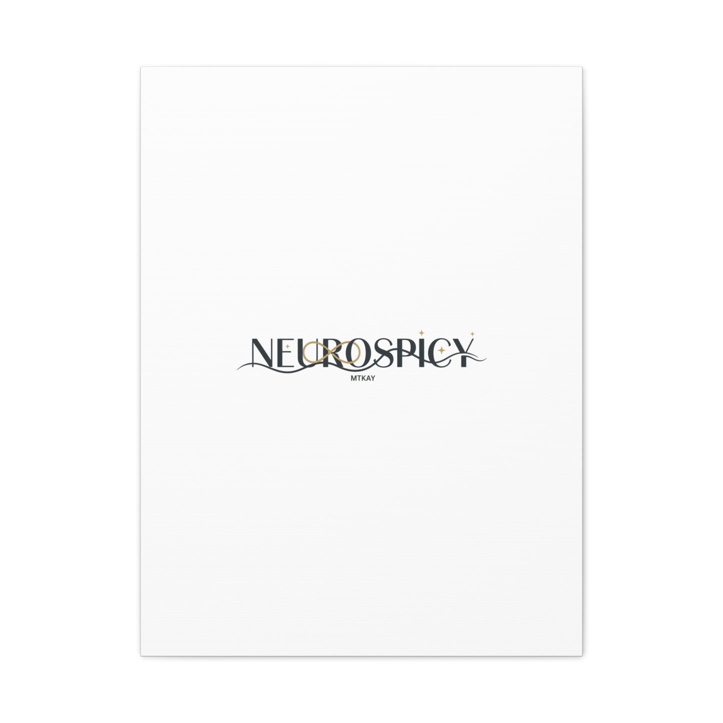 Neurospicy Canvas, Stretched | Autistic Pride, Neurodiversity Acceptance