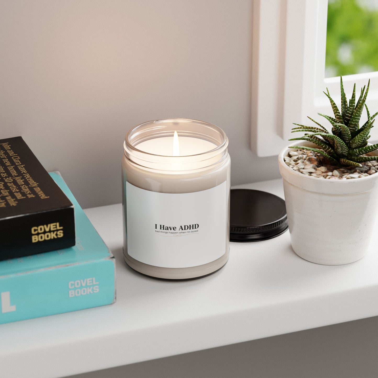 I Have ADHD Soy Candle, neurodiversity, autistic pride, sensory-friendly
