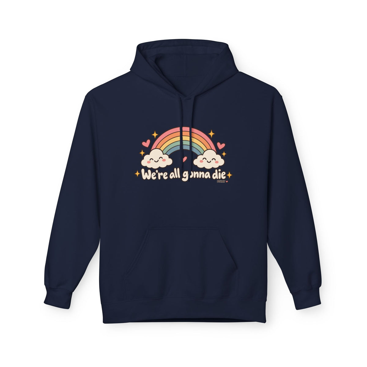 Rainbow Kawaii Hoodie — "It's a Good Day" Cute Cloud & Rainbow Sweatshirt