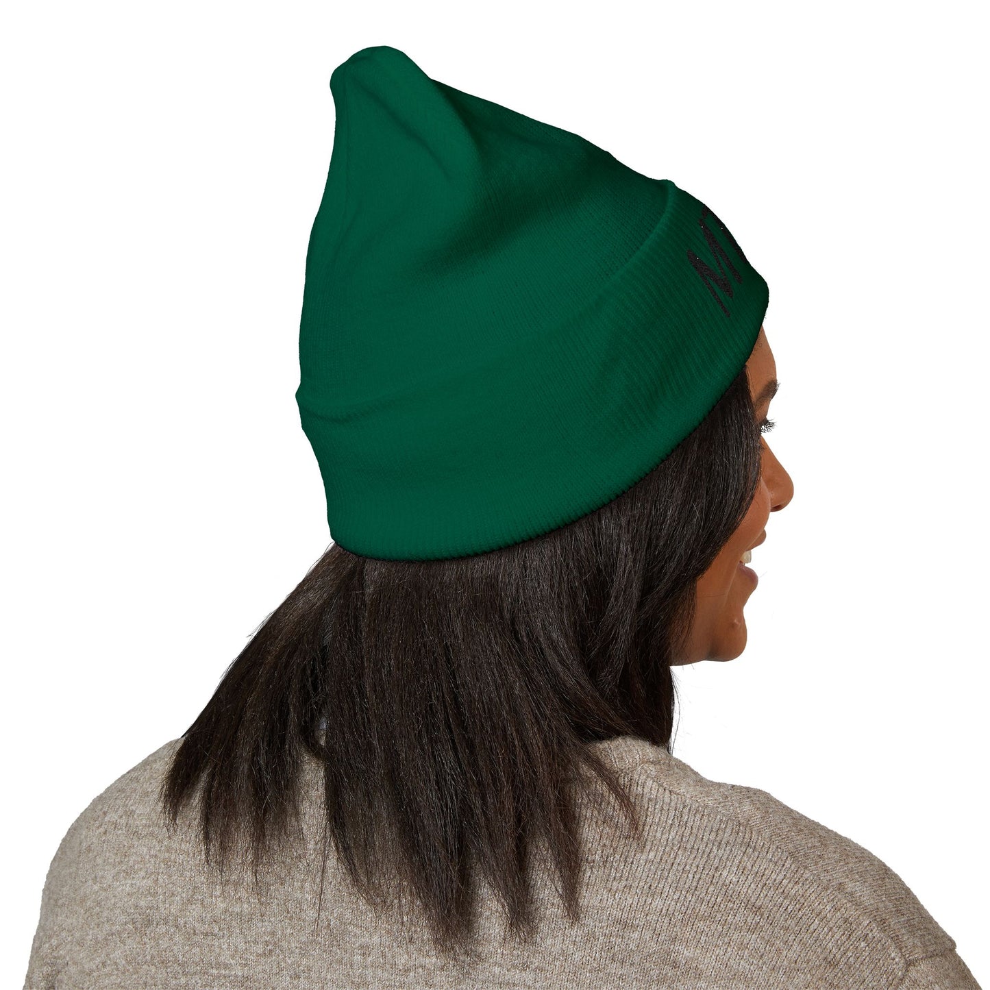 MTKAY Embroidered Cuffed Beanie — Classic Knit Winter Hat