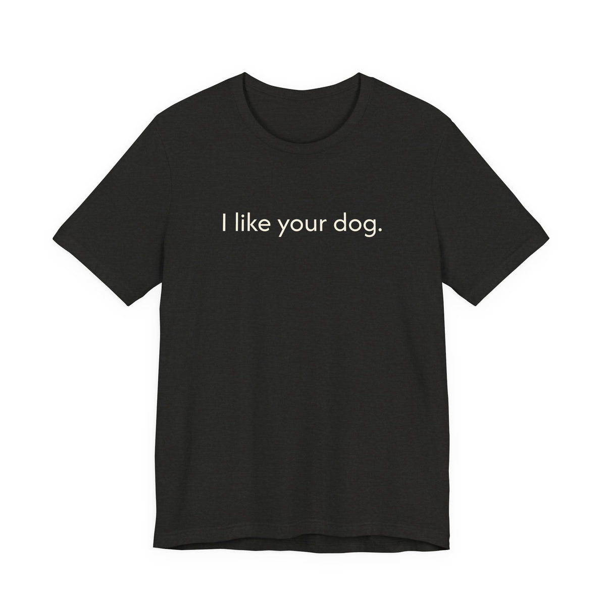 I Like Your Dog Tee — Minimalist Dog Lover T-Shirt