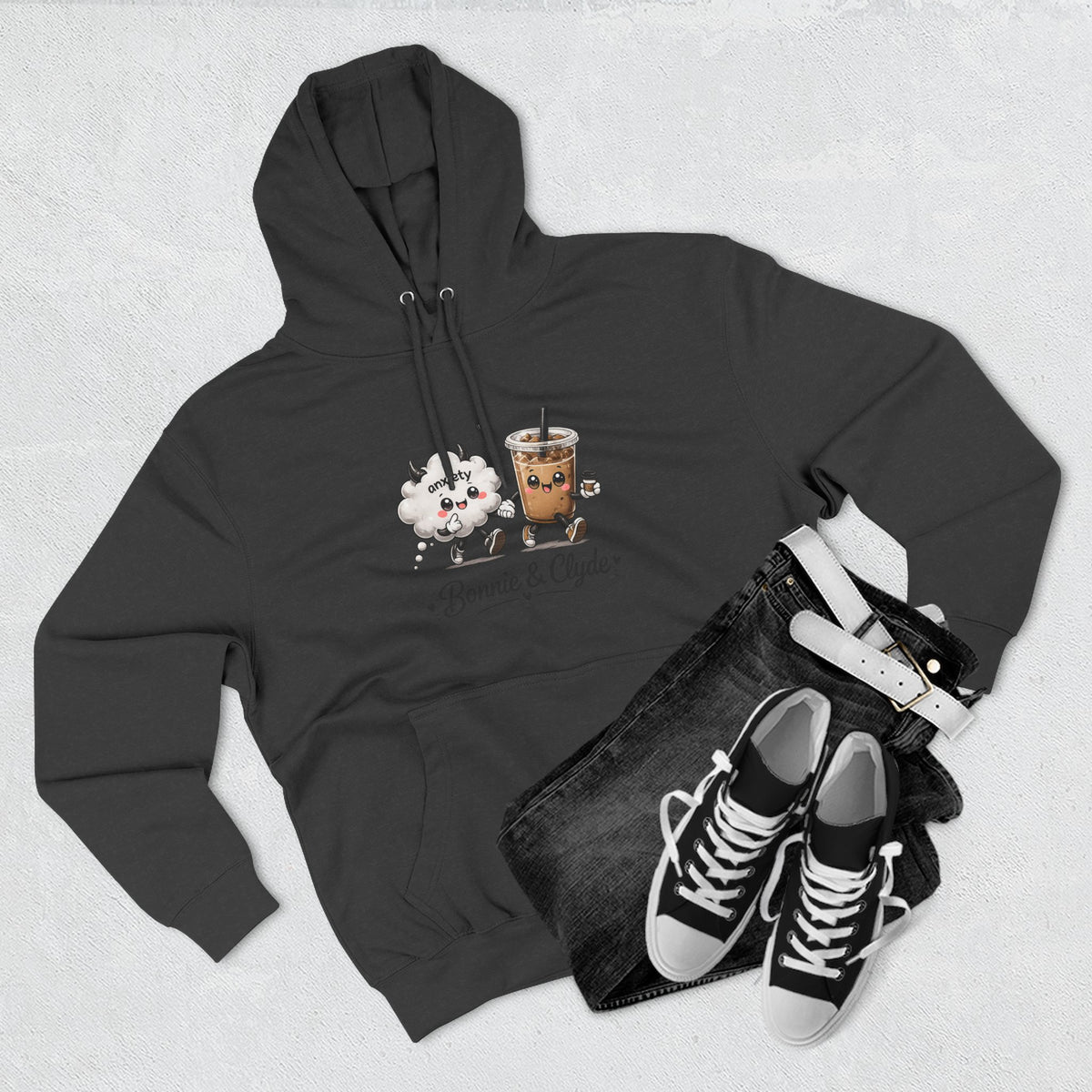 Bonnie & Clyde Coffee Hoodie ☕🤎