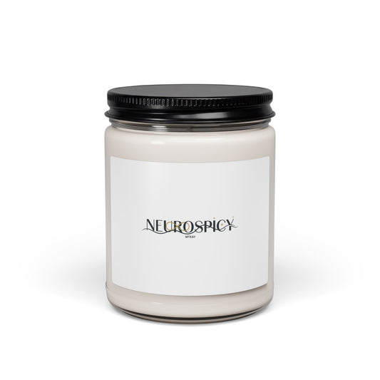 Neurospicy Soy Candle, 9oz | Neurodiversity, Autistic Pride