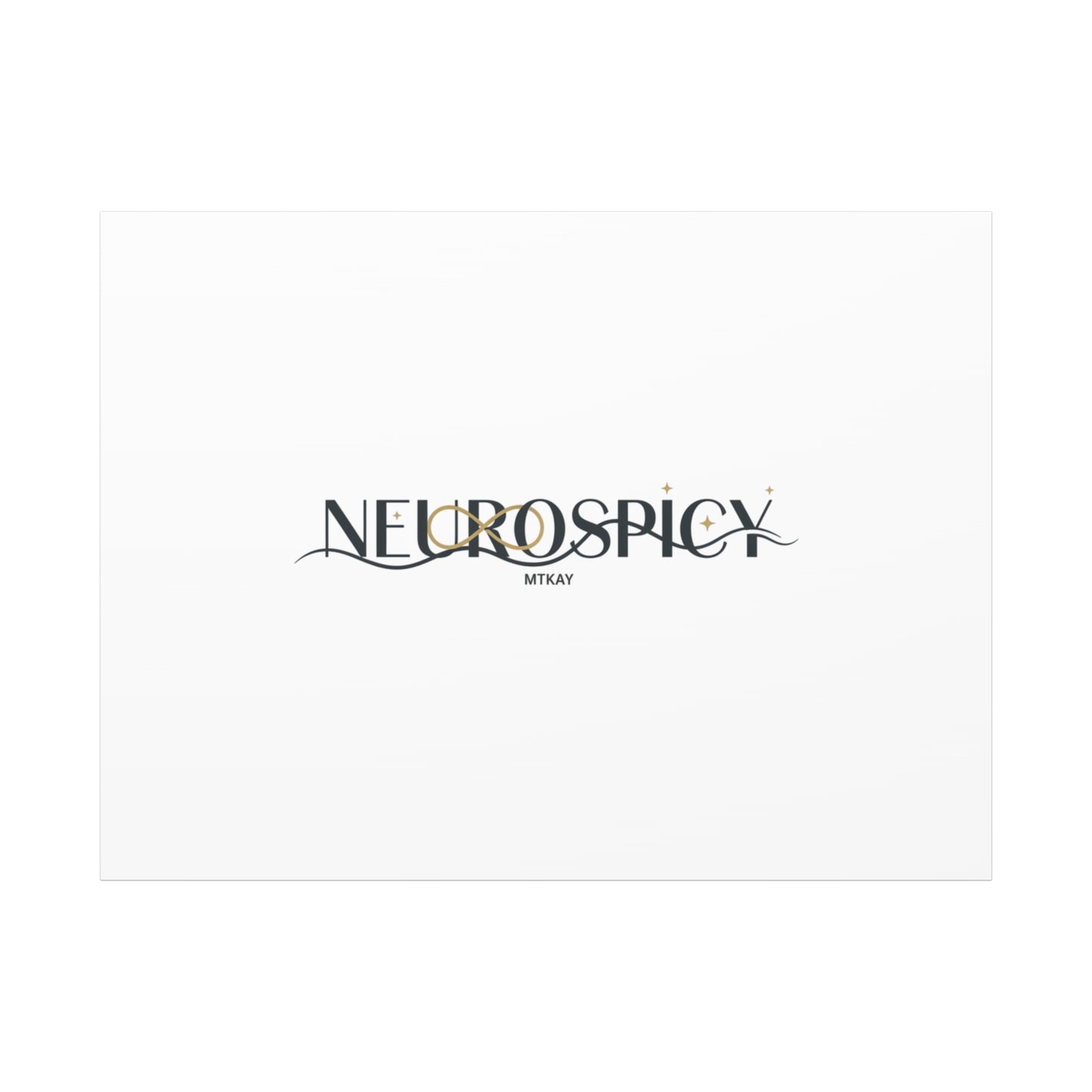 Neurospicy Canvas, Stretched | Autistic Pride, Neurodiversity Acceptance