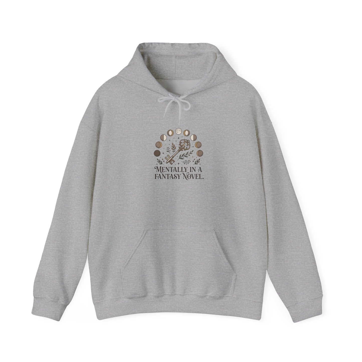Mentally in a Fantasy Novel Hoodie | Book Lover, Dark Academia