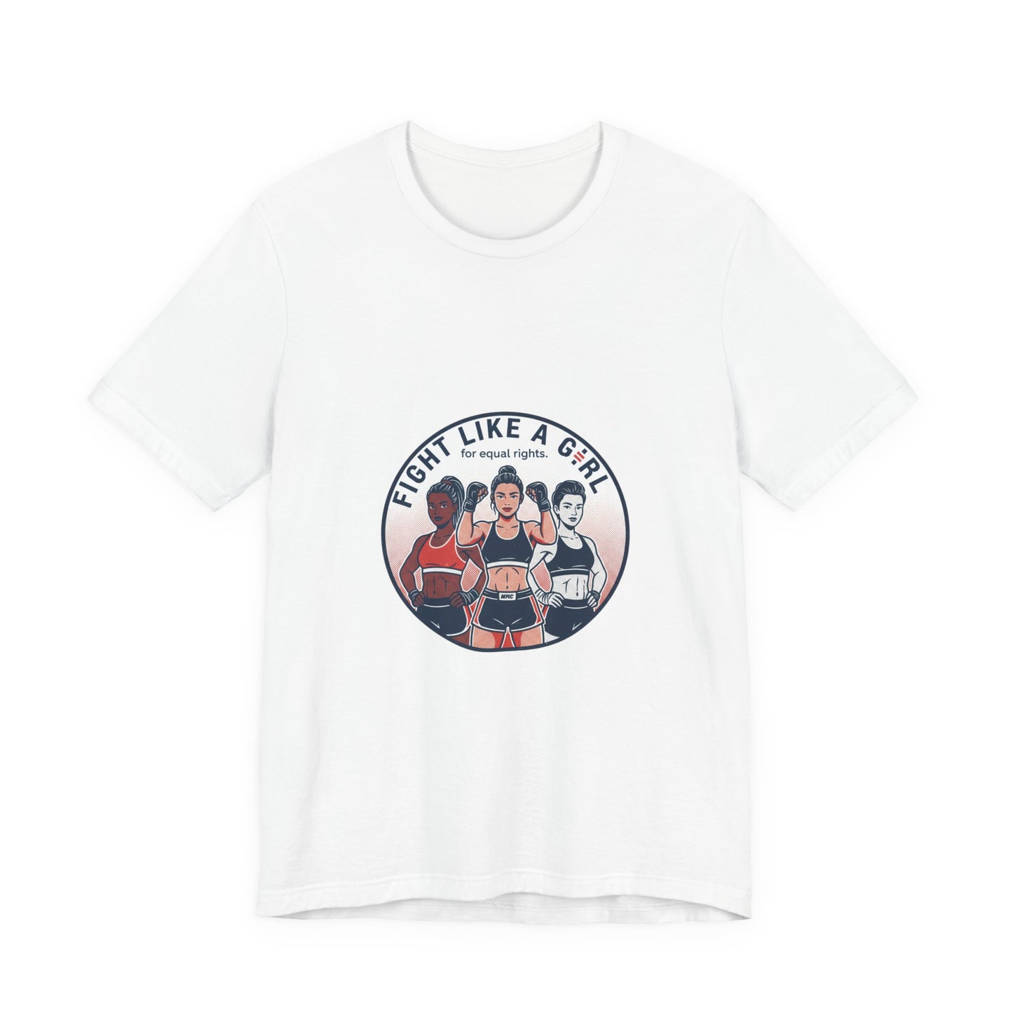 Fight Like a Girl tee | Feminist Slogan, IWD Typography