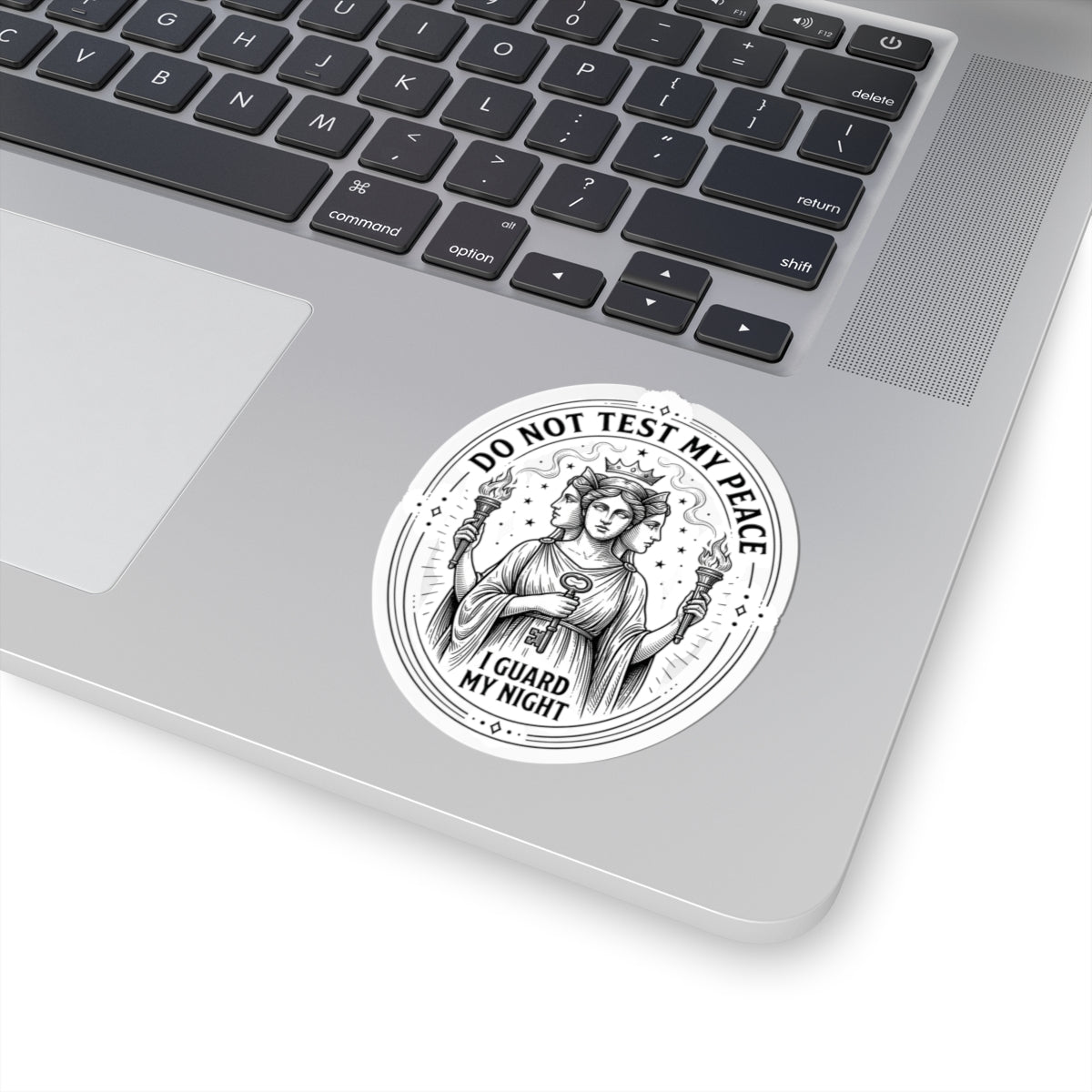 Do Not Test My Peace Kiss-Cut Sticker | Greek Mythology, Mythcore