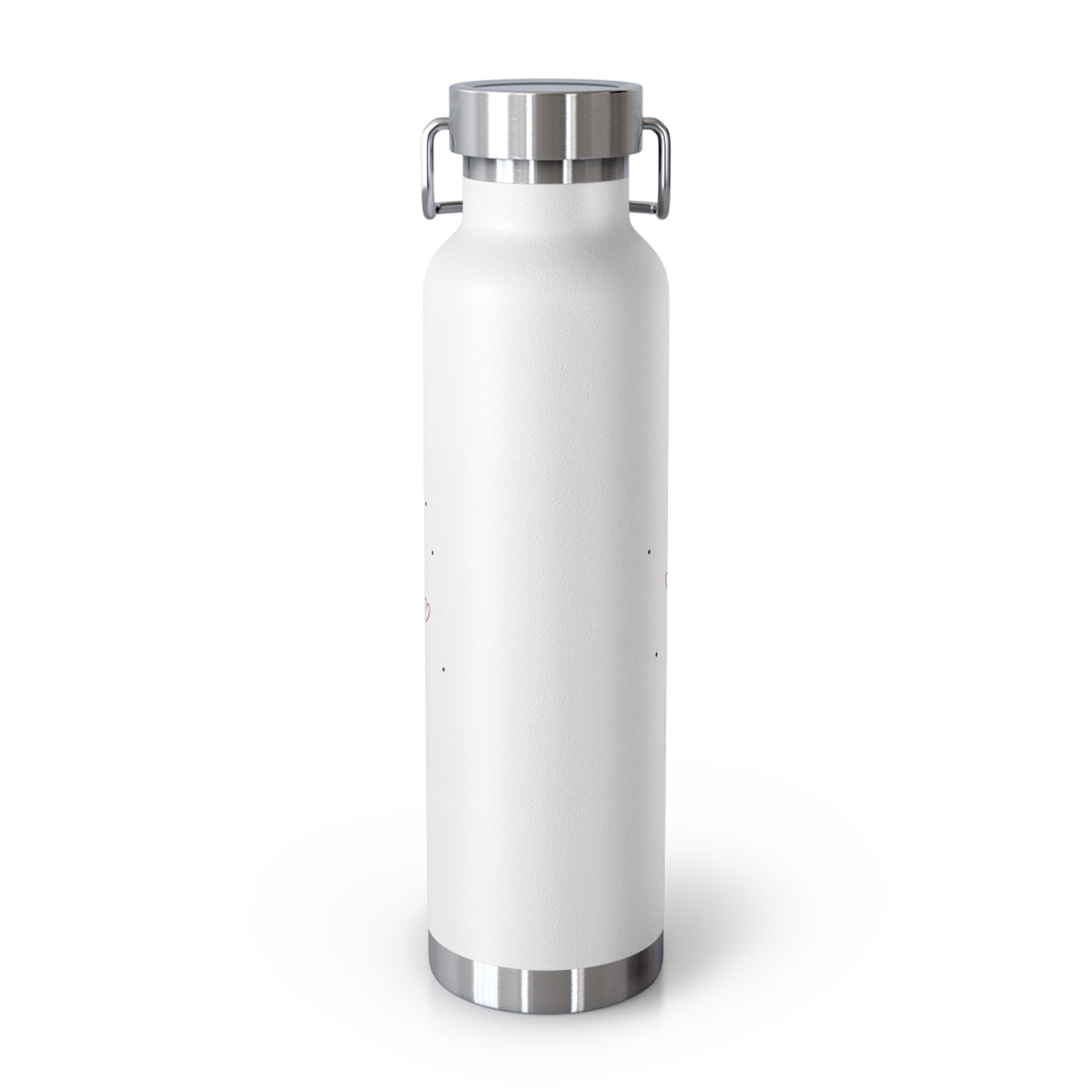 Pretty and Sad 22oz Insulated Water Bottle — Cute Pink Bow Stainless Vacuum Flask