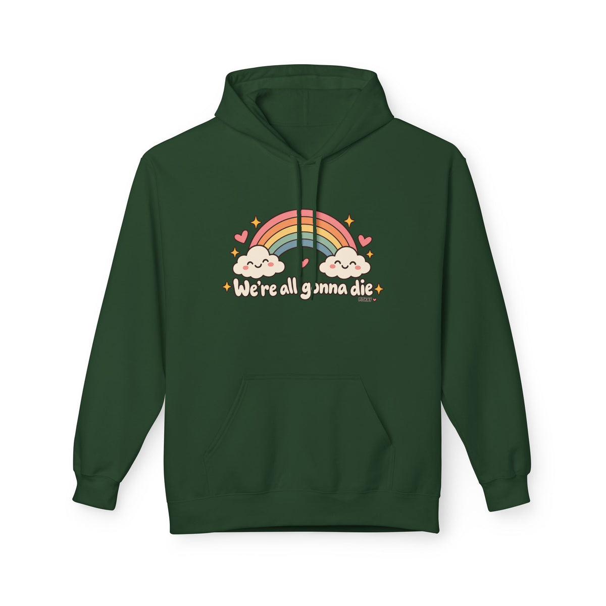 Rainbow Kawaii Hoodie — "It's a Good Day" Cute Cloud & Rainbow Sweatshirt