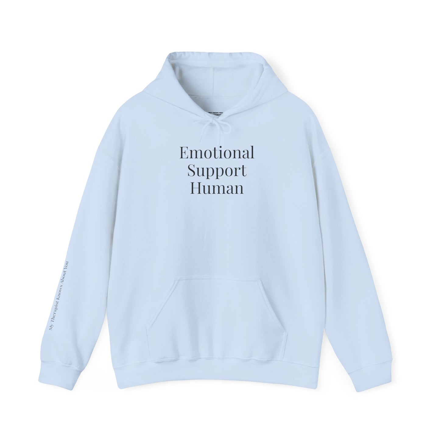 Emotional Support Human, Cozy Sweatshirt, Gift, Everyday Wear, Relaxation Hoodie, Unisex Fashion