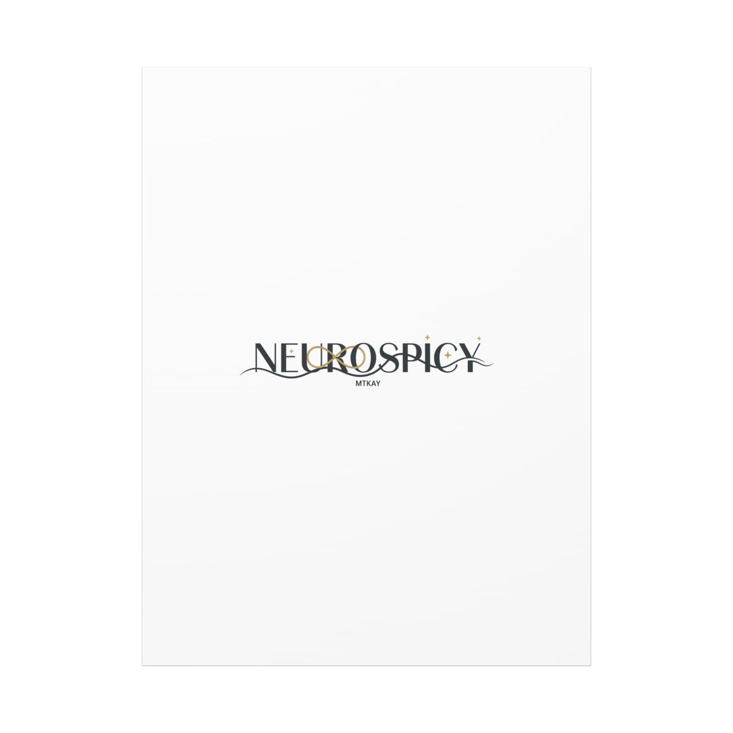 Neurospicy Canvas, Stretched | Autistic Pride, Neurodiversity Acceptance