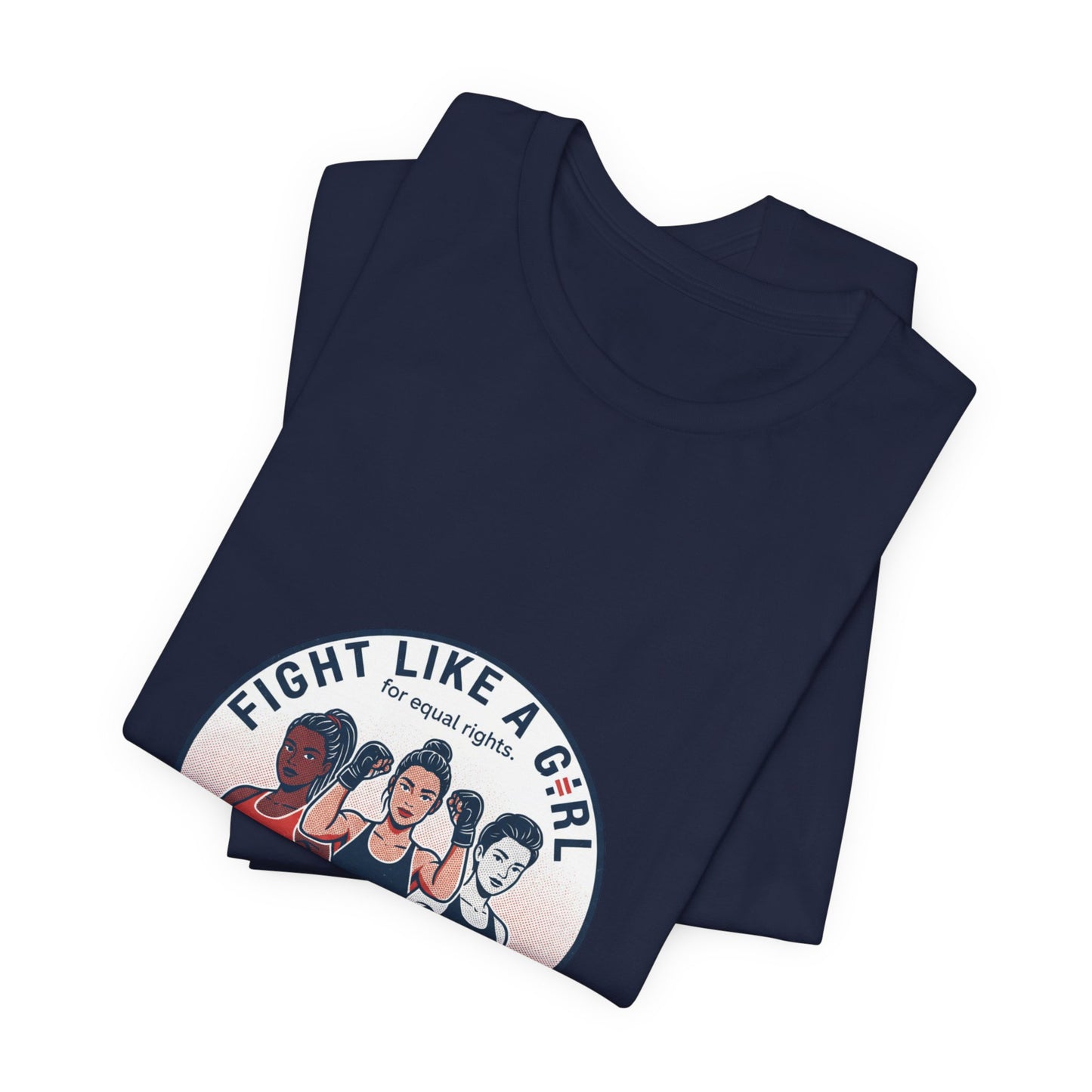 Fight Like a Girl tee | Feminist Slogan, IWD Typography