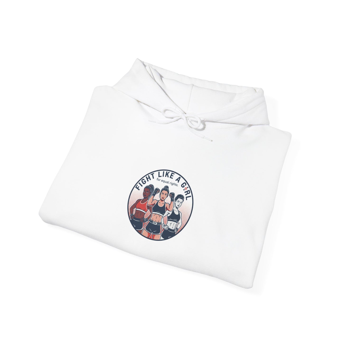 Feminist Empowerment Typography Hoodie | International Women's Day IWD equality design