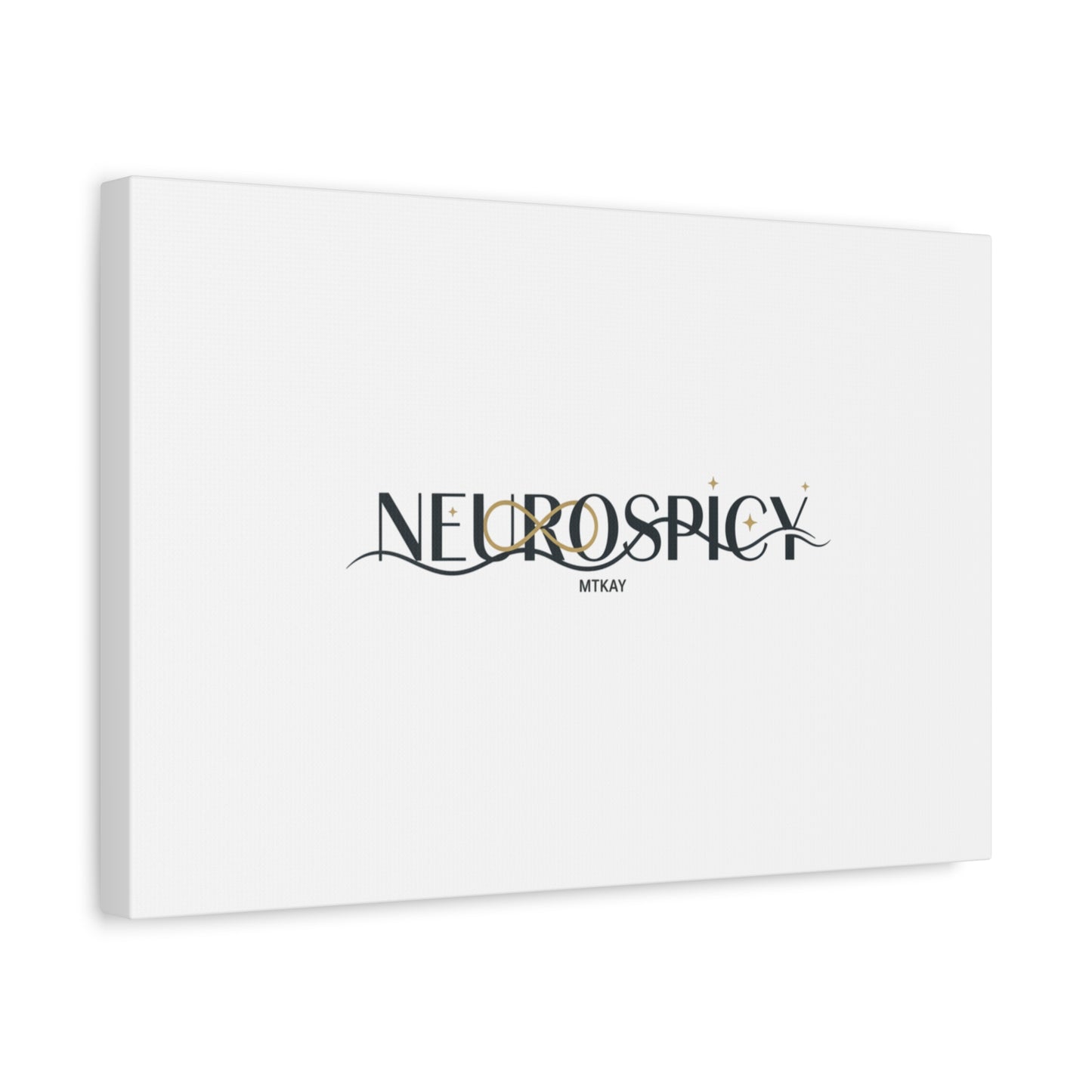 Neurospicy Canvas, Stretched | Autistic Pride, Neurodiversity Acceptance