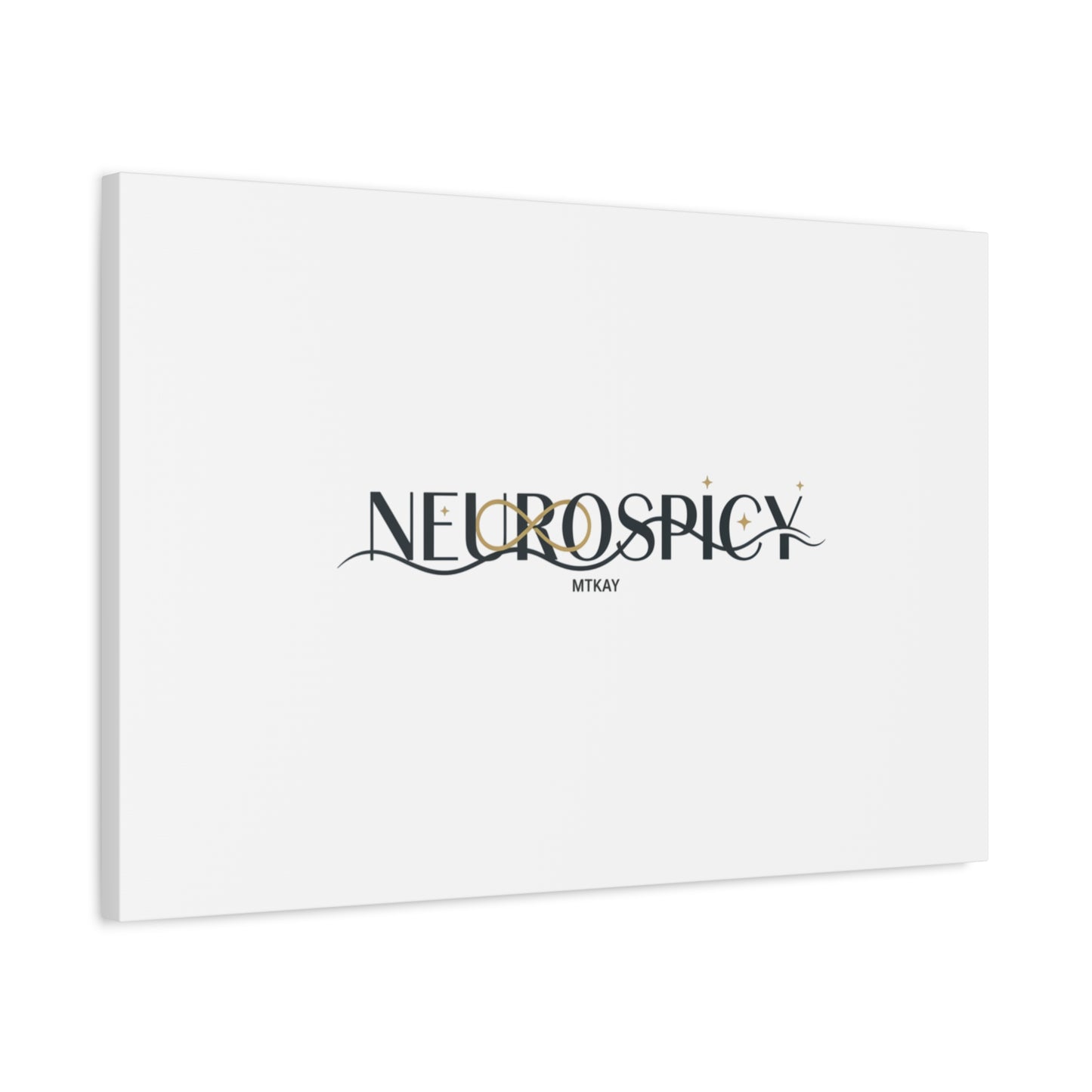 Neurospicy Canvas, Stretched | Autistic Pride, Neurodiversity Acceptance