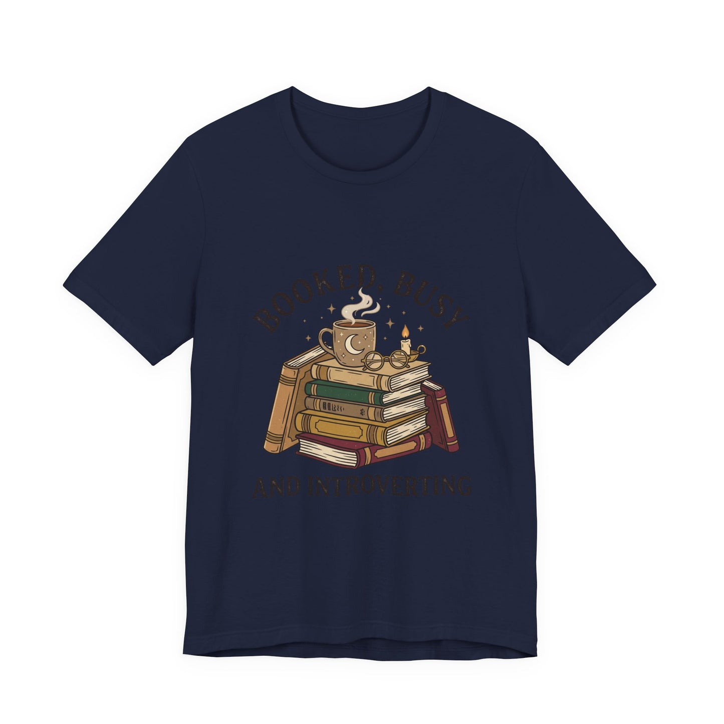 Booked Busy and Introverting T-Shirt | book lover shirt, reading tee