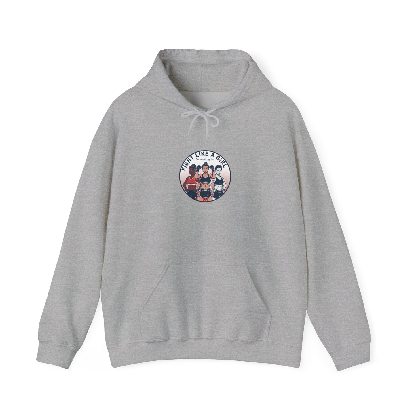 Feminist Empowerment Typography Hoodie | International Women's Day IWD equality design