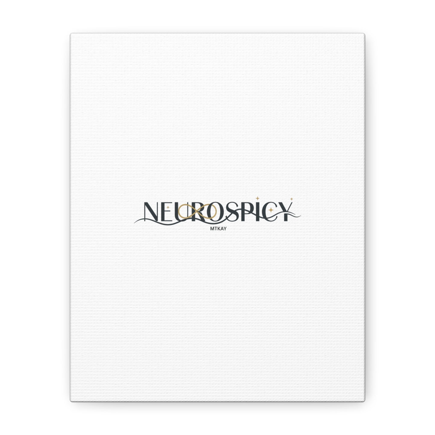 Neurospicy Canvas, Stretched | Autistic Pride, Neurodiversity Acceptance